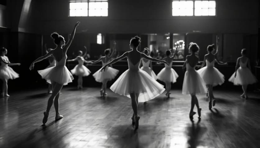 A ballet class featuring real-life stories from ballerinas about their experiences